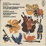 New Philharmonia Orchestra Prokofiev: Peter And The Wolf / Britten: The Young Person's Guide To The Orchestra UK vinyl LP