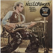 Nils Lofgren Night After Night - Price Info Sticker UK 2-LP vinyl set