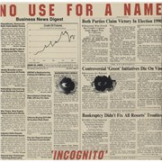 Click here for more info about 'No Use For A Name - Incognito - White Vinyl - Shrink'