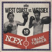 Click here for more info about 'NoFX - West Coast vs Wessex - Blue/Clear with White Splatter Vinyl'