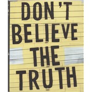 Click here for more info about 'Don't Believe The Truth + Ticket Stub'
