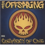 Offspring Conspiracy Of One - 20th Anniversary Edition - Yellow W/ Red Splatter Vinyl USA vinyl LP