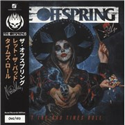 Offspring Let The Bad Times Roll - Orange Vinyl - Autographed UK vinyl LP