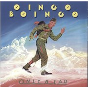 Oingo Boingo Only A Lad - Clear and Metallic Blue USA vinyl LP
