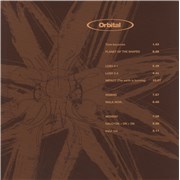 Orbital Orbital [The Brown Album] - Brown and Orange Vinyl UK 2-LP vinyl set