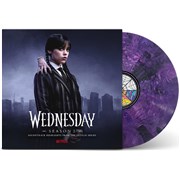 Original Soundtrack Wednesday: Season 2 [Original Soundtrack from the Netflix Series] - Purple & Black Marbled Vinyl UK vinyl LP