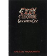 Ozzy Osbourne Blizzard Of Ozz + Colour Poster - EX UK tour programme
