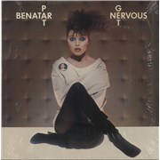 Pat Benatar Get Nervous - Shrink UK vinyl LP