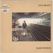 Paul Brady Hard Station - Hype Sticker + Gold Stamp UK vinyl LP