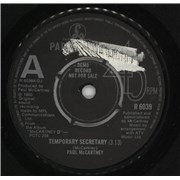 Click here for more info about 'Paul McCartney and Wings - Temporary Secretary - VG'