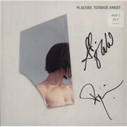 Click here for more info about 'Placebo - Teenage Angst - Double Pack - Autographed'