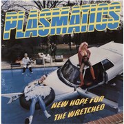 Plasmatics New Hope For The Wretched - 1st - Gold Stamped Promo + Vintage Sticker & Badge USA vinyl LP Promo