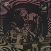 Primal Scream Live At Levitation - Yellow/Blue Vinyl UK vinyl LP