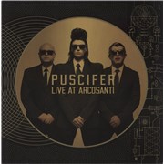Puscifer Live At Arcosanti - Black Transparent w/ Gold Swirl USA 2-LP vinyl set