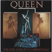 Queen Thank God It's Christmas - Inj + P/S UK 7" vinyl