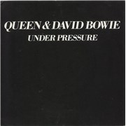 Click here for more info about 'Queen - Under Pressure - 4pr - P/S - EX'