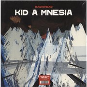 Radiohead Kid A Mnesia - Indie Exclusive Red Vinyl - Hype-sticker UK 3-LP vinyl set