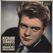 Richard Strauss Lieder UK vinyl LP