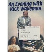 Click here for more info about 'An Evening With Rick Wakeman + Flyer & Ticket Stub'