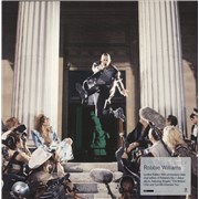 Robbie Williams Life Thru A Lens - 25th Anniversary Clear Vinyl UK vinyl LP