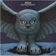 Rush Fly By Night + Insert - EX UK vinyl LP