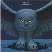 Rush Fly By Night + Insert - VG+ UK vinyl LP