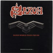 Click here for more info about 'Saxon World Tour 1985-86 + Ticket stub'