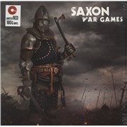 Saxon War Games - 180 Gram Red Vinyl - Sealed UK vinyl LP