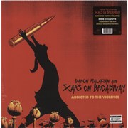 Click here for more info about 'Scars On Broadway - Addicted To The Violence -  Red with Gold Splatter Vinyl - Sealed'