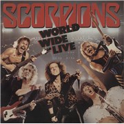 Scorpions World Wide Live - VG UK 2-LP vinyl set