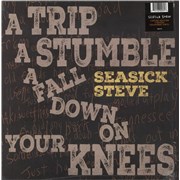 Click here for more info about 'Seasick Steve - A Trip A Stumble A Fall Down On Your Knees - Toffee Vinyl - Autographed Print'
