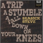Click here for more info about 'Seasick Steve - A Trip A Stumble A Fall Down On Your Knees - Canary Yellow Vinyl - Autographed Print'