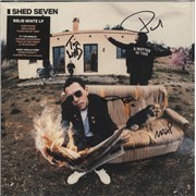 Shed Seven A Matter Of Time - White Vinyl + Autographed Sleeve UK vinyl LP
