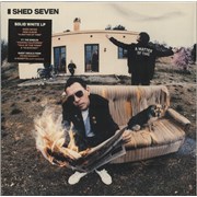 Shed Seven A Matter Of Time - White Vinyl + Autographed Print UK vinyl LP