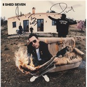 Click here for more info about 'Shed Seven - A Matter Of Time - Yellow and Red Splatter Vinyl - Autographed'