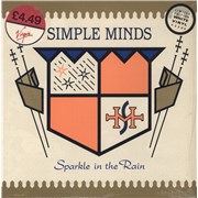 Simple Minds Sparkle In The Rain - White Vinyl - Shrink UK vinyl LP