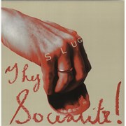 Click here for more info about 'Slug - Thy Socialite! - Brain Surgery Red Vinyl + Autographed Print'