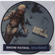 Snow Patrol Wildness - Autographed UK picture disc LP