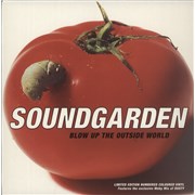 Soundgarden Blow Up The Outside World - Green Vinyl - Low Number UK 7" vinyl
