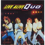 Status Quo Live Alive Quo UK vinyl LP Promo