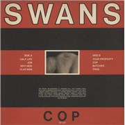 Swans Cop - EX UK vinyl LP