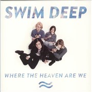 Swim Deep Where The Heaven Are We - Blue & White Swirl Vinyl UK vinyl LP