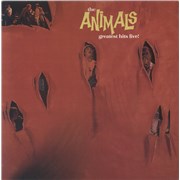 The Animals Greatest Hits Live! - Promo Stamped UK vinyl LP Promo