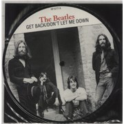 The Beatles Get Back - EX UK 7" picture disc