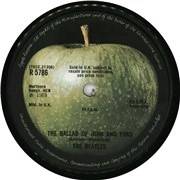 Click here for more info about 'The Ballad Of John And Yoko - 1st - Solid - EX'