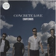 The Courteeners Concrete Love - White Vinyl - Autographed UK vinyl LP