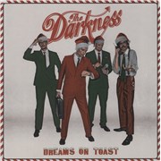 The Darkness Dreams On Toast - Clear With Red & Green Splatter Vinyl UK vinyl LP