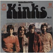 The Kinks Golden Hour Of The Kinks Vol. 2 - Embossed sleeve - Red UK vinyl LP