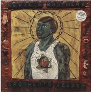 The Neville Brothers Brother's Keeper - Sticker UK vinyl LP