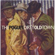 The Pogues Dirty Old Town + Poster UK 7" vinyl